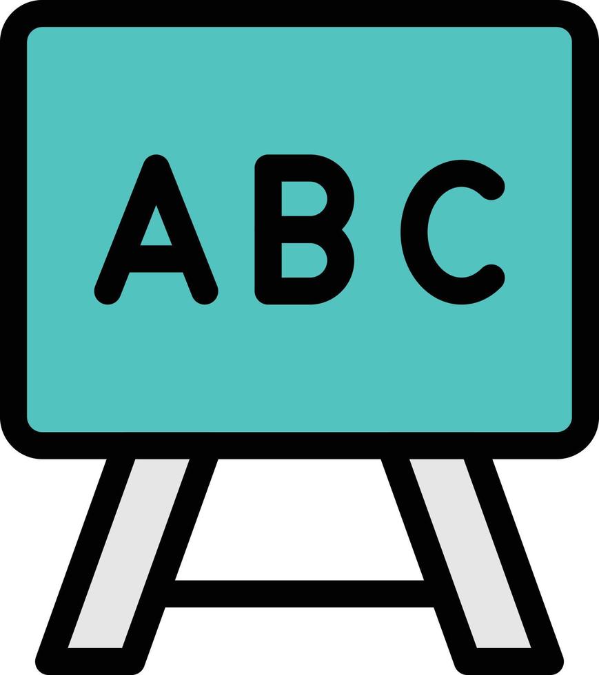 abc board vektor illustration på en bakgrund. premium kvalitet symbols.vector ikoner för koncept och grafisk design.