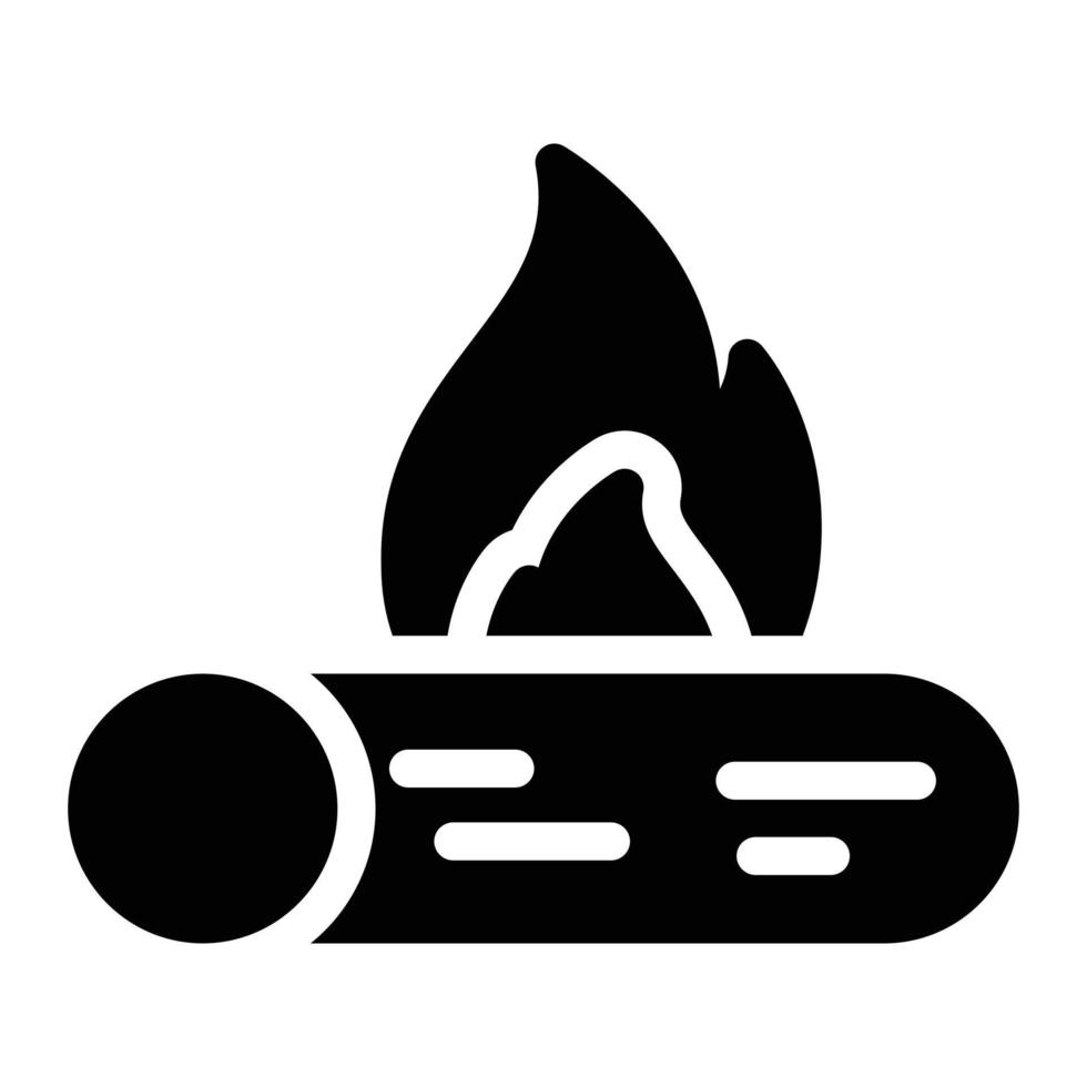 Brennholz-Vektorillustration auf einem Hintergrund. Premium-Qualitätssymbole. Vektorsymbole für Konzept und Grafikdesign. vektor