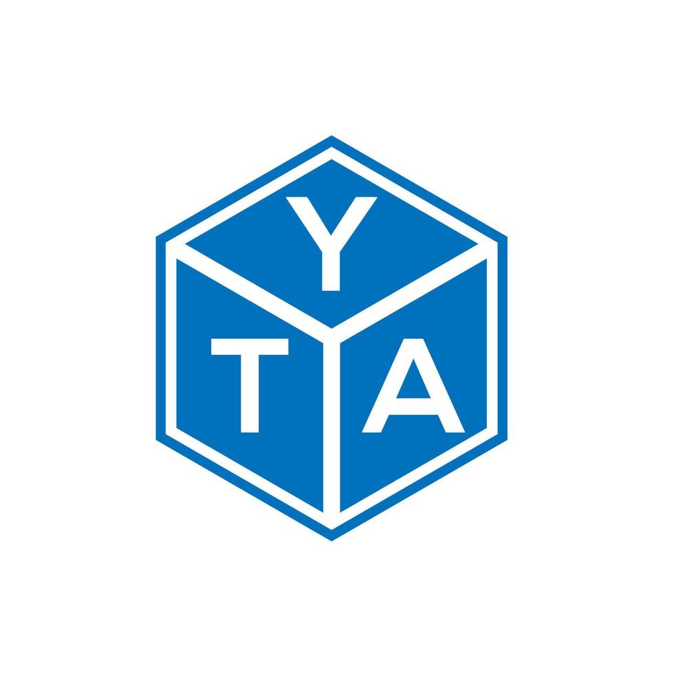 yta brev logotyp design på vit bakgrund. yta kreativa initialer brev logotyp koncept. yta bokstavsdesign. vektor