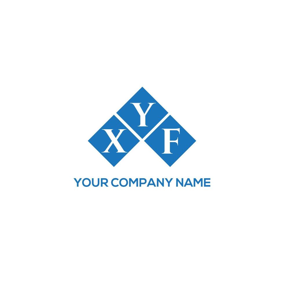 Xyf-Brief-Logo-Design auf weißem Hintergrund. xyf kreative Initialen schreiben Logo-Konzept. xyf-Buchstabendesign. vektor