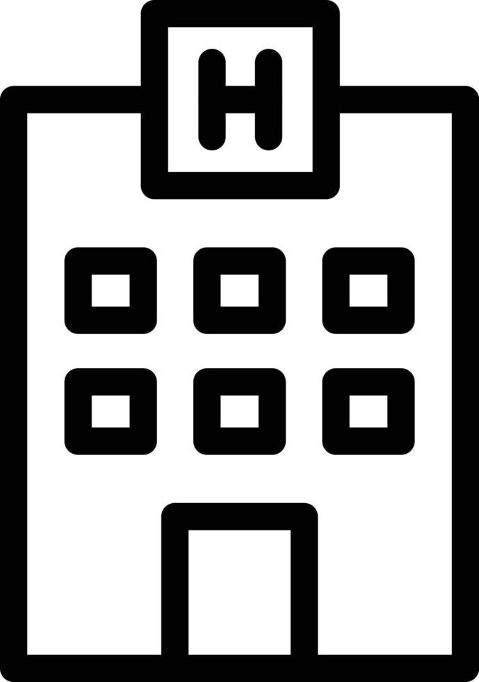 sjukhus vektor illustration på en bakgrund. premium kvalitet symbols.vector ikoner för koncept och grafisk design.