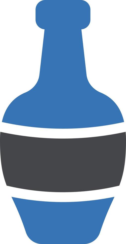 flaschenvektorillustration auf einem hintergrund. hochwertige symbole. vektorikonen für konzept und grafikdesign. vektor