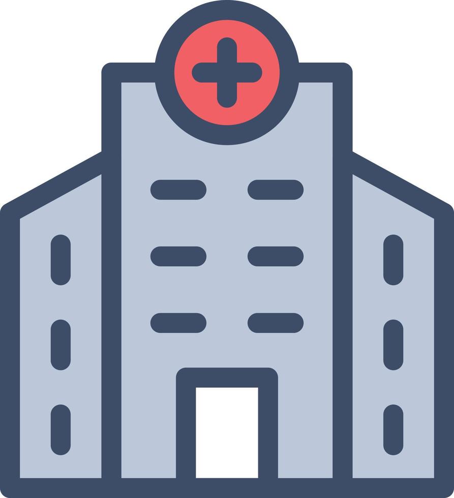 sjukhus vektor illustration på en bakgrund. premium kvalitet symbols.vector ikoner för koncept och grafisk design.