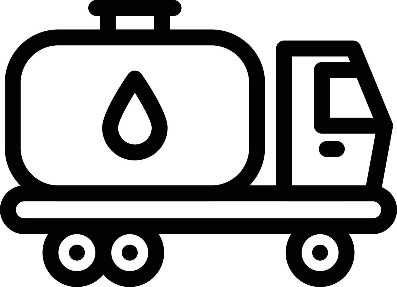 öltank-vektorillustration auf einem hintergrund. hochwertige symbole. vektorikonen für konzept und grafikdesign. vektor