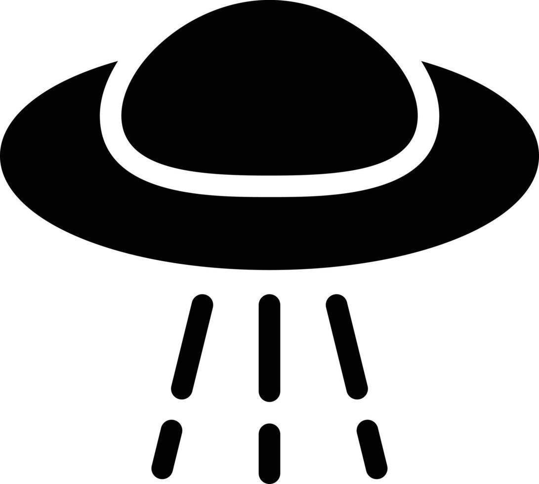 ufo vektorillustration på en bakgrund. premium kvalitetssymboler. vektorikoner för koncept och grafisk design. vektor