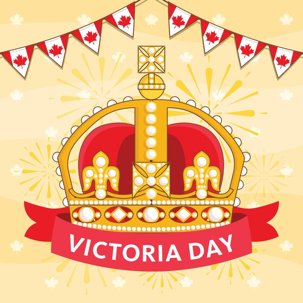 victoria's crown koncept vektor