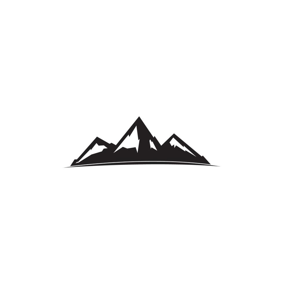 bergen logotyp mall vektor
