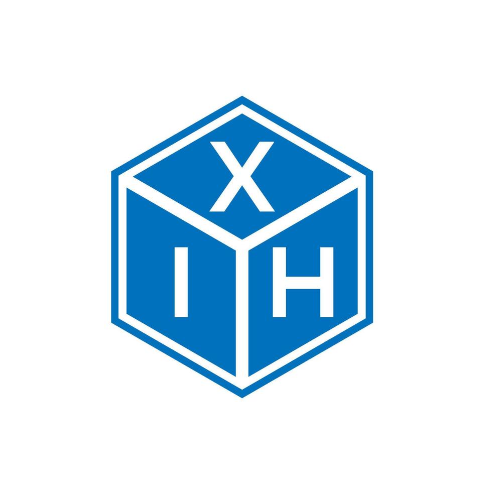 xih brev logotyp design på vit bakgrund. xih kreativa initialer bokstavslogotyp koncept. xih bokstavsdesign. vektor