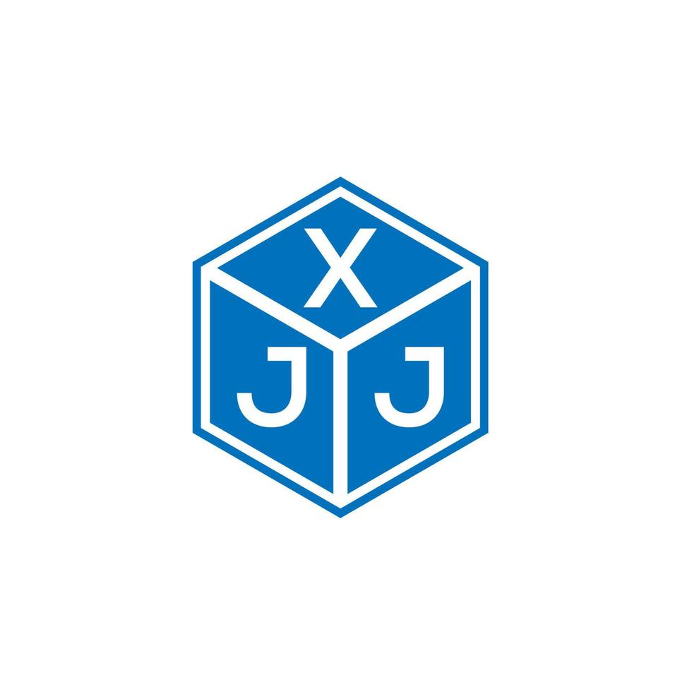 xjj brev logotyp design på vit bakgrund. xjj kreativa initialer bokstavslogotyp koncept. xjj bokstavsdesign. vektor