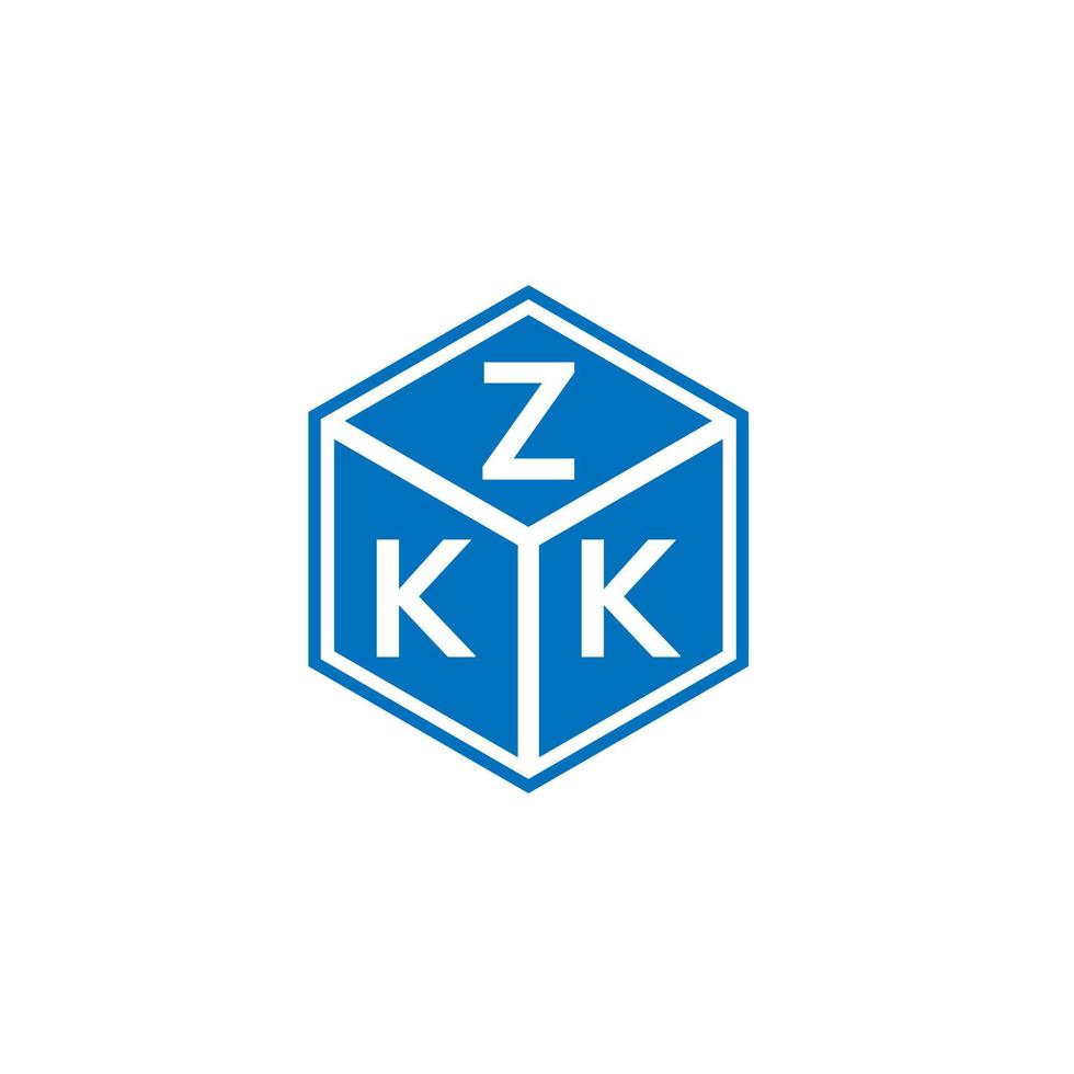 zkk-Buchstaben-Logo-Design auf weißem Hintergrund. zkk kreative Initialen schreiben Logo-Konzept. zkk Briefgestaltung. vektor