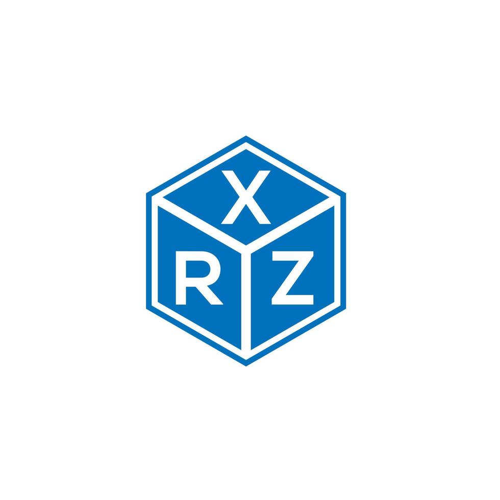 Xrz-Brief-Logo-Design auf weißem Hintergrund. xrz kreative Initialen schreiben Logo-Konzept. xrz-Buchstaben-Design. vektor