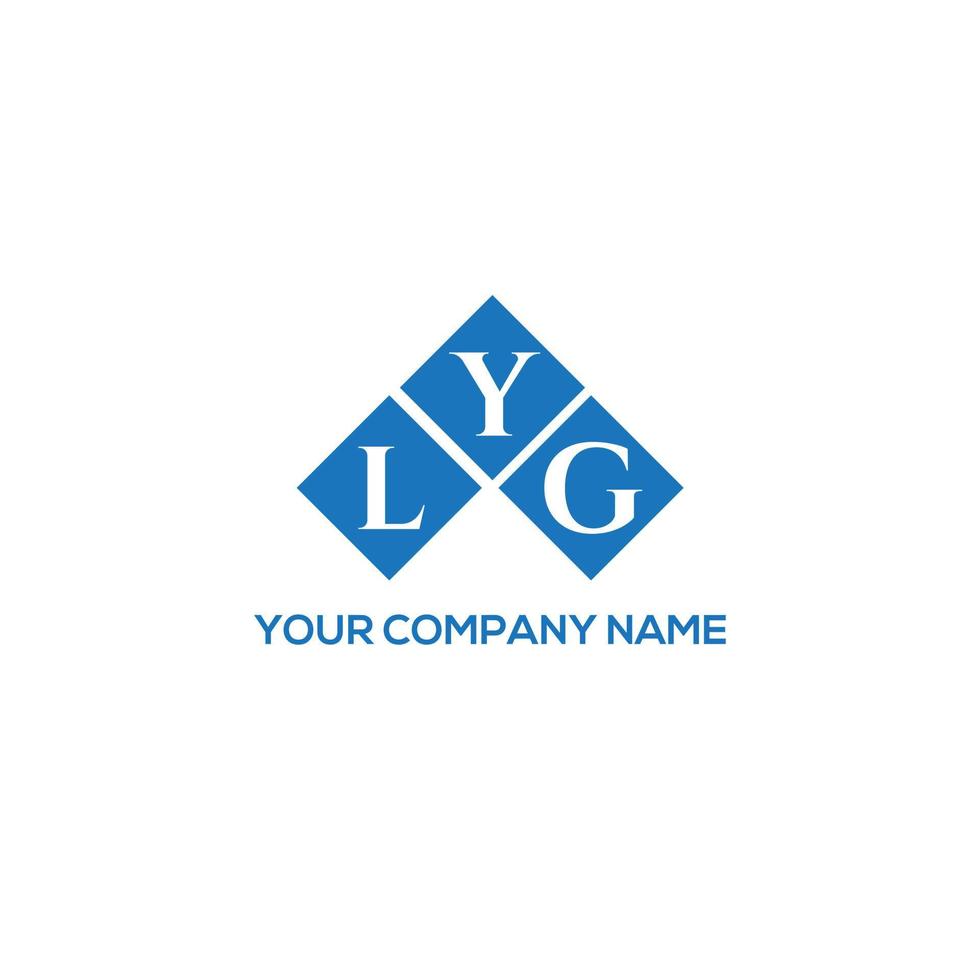 Lg-Buchstaben-Logo-Design auf weißem Hintergrund. lyg kreatives Initialen-Buchstaben-Logo-Konzept. lyg-Briefgestaltung. vektor