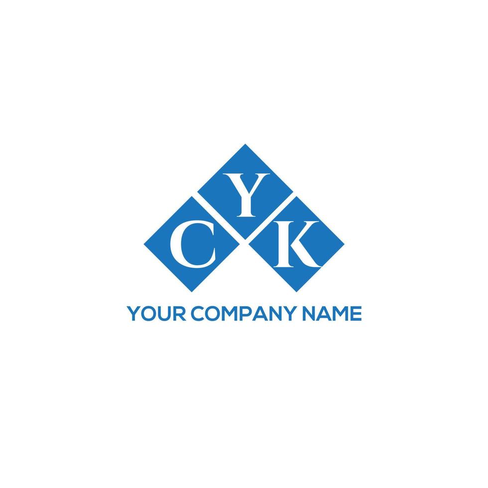 yck brev logotyp design på vit bakgrund. yck kreativa initialer brev logotyp koncept. yck bokstavsdesign. vektor