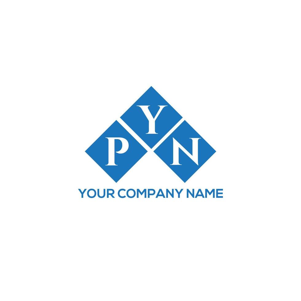 pyn brev logotyp design på vit bakgrund. pyn kreativa initialer brev logotyp koncept. pyn bokstavsdesign. vektor