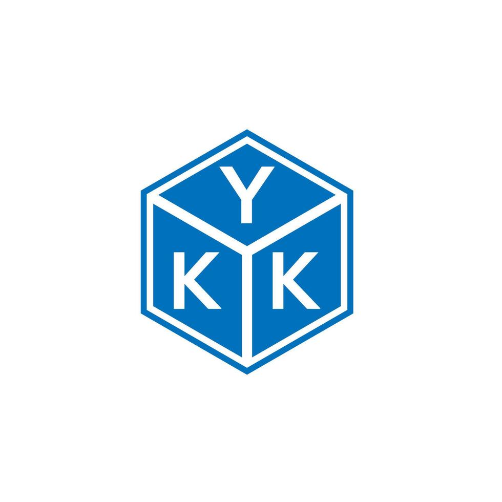 YKK-Brief-Logo-Design auf weißem Hintergrund. ykk kreative Initialen schreiben Logo-Konzept. ykk-Buchstaben-Design. vektor