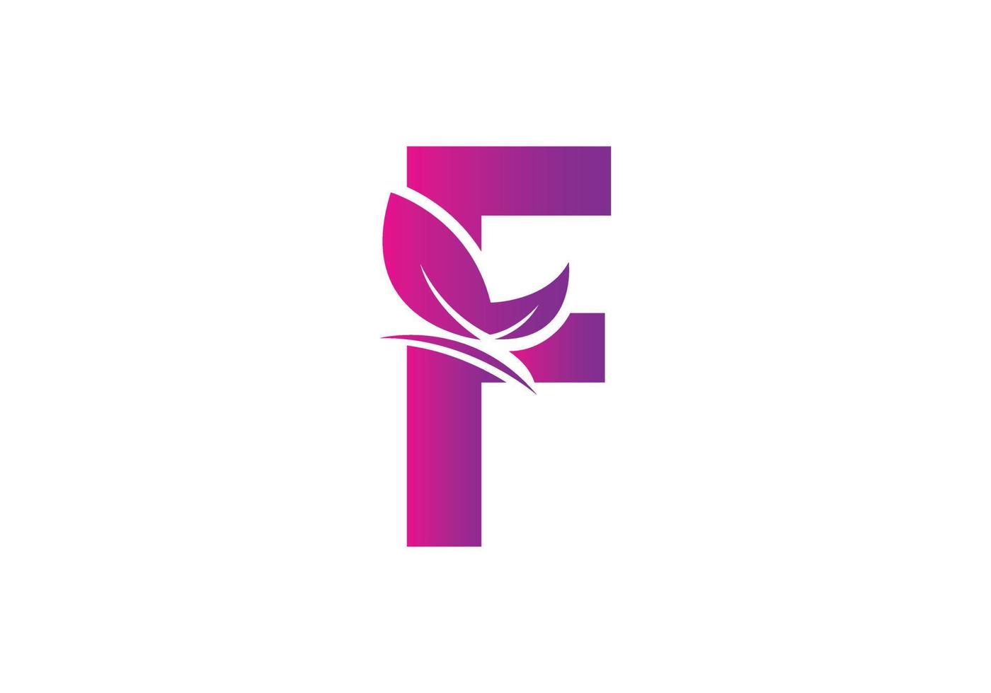 detta är en logotyp med bokstaven f för ditt företag vektor