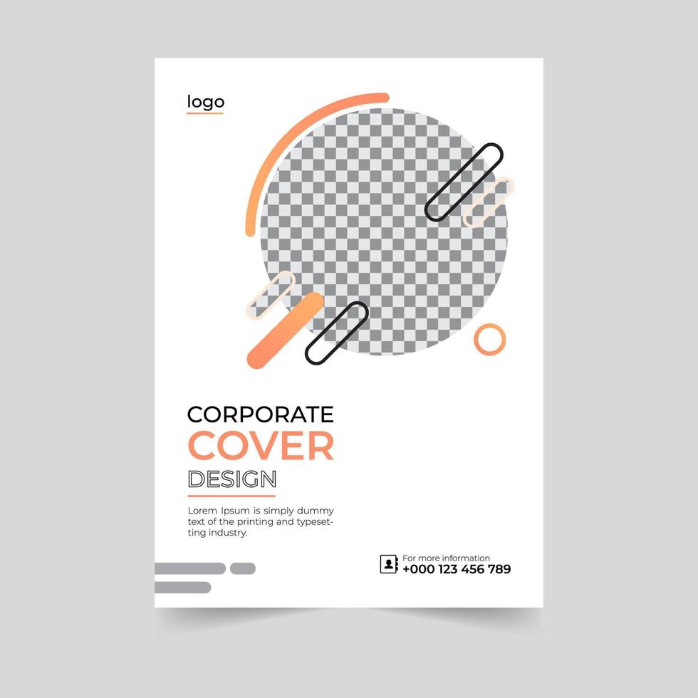 geschäftsbroschüre jahresbericht cover, modernes broschürencover oder flyerdesign. Flyer Präsentation. Katalog mit abstraktem geometrischem Hintergrund. modernes publikationsplakatmagazin, layout, vorlage, vektor