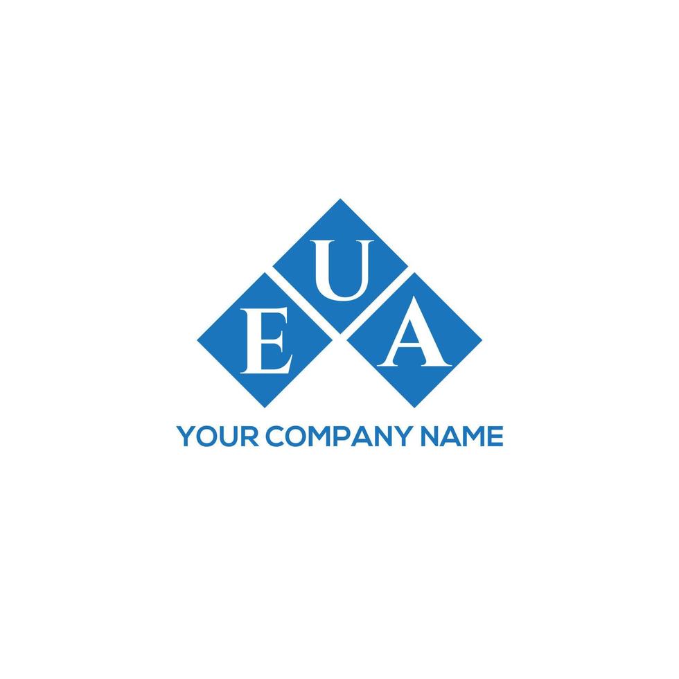 EUA-Brief-Logo-Design auf weißem Hintergrund. eua kreative initialen schreiben logo-konzept. EUA-Briefgestaltung. vektor