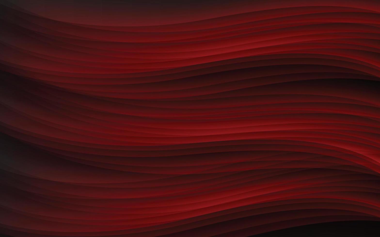 abstrakt röd bakgrund med vågor vektor