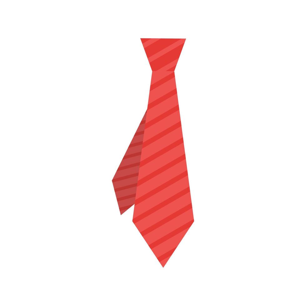 Symbol für die flache Farbe der Krawatte vektor