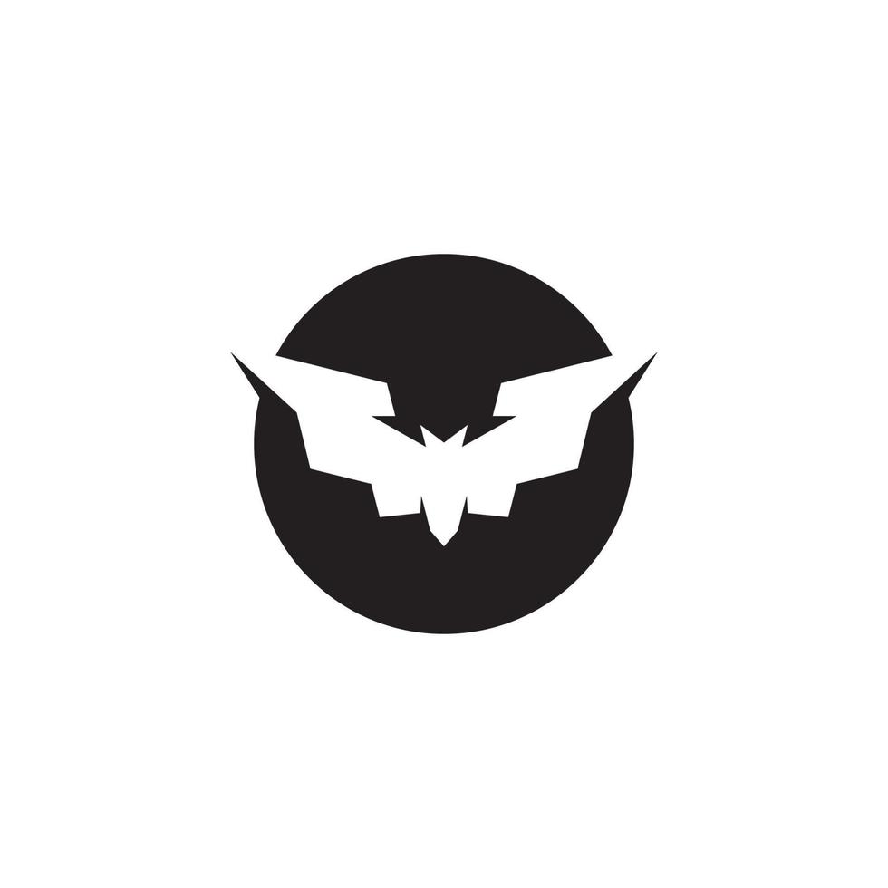 bat logotyp mall vektorillustration vektor