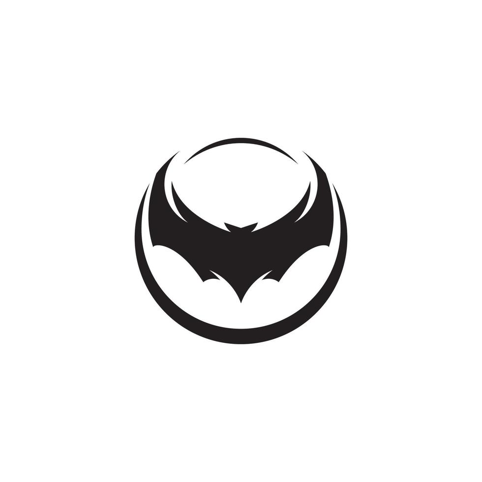 bat logotyp mall vektorillustration vektor