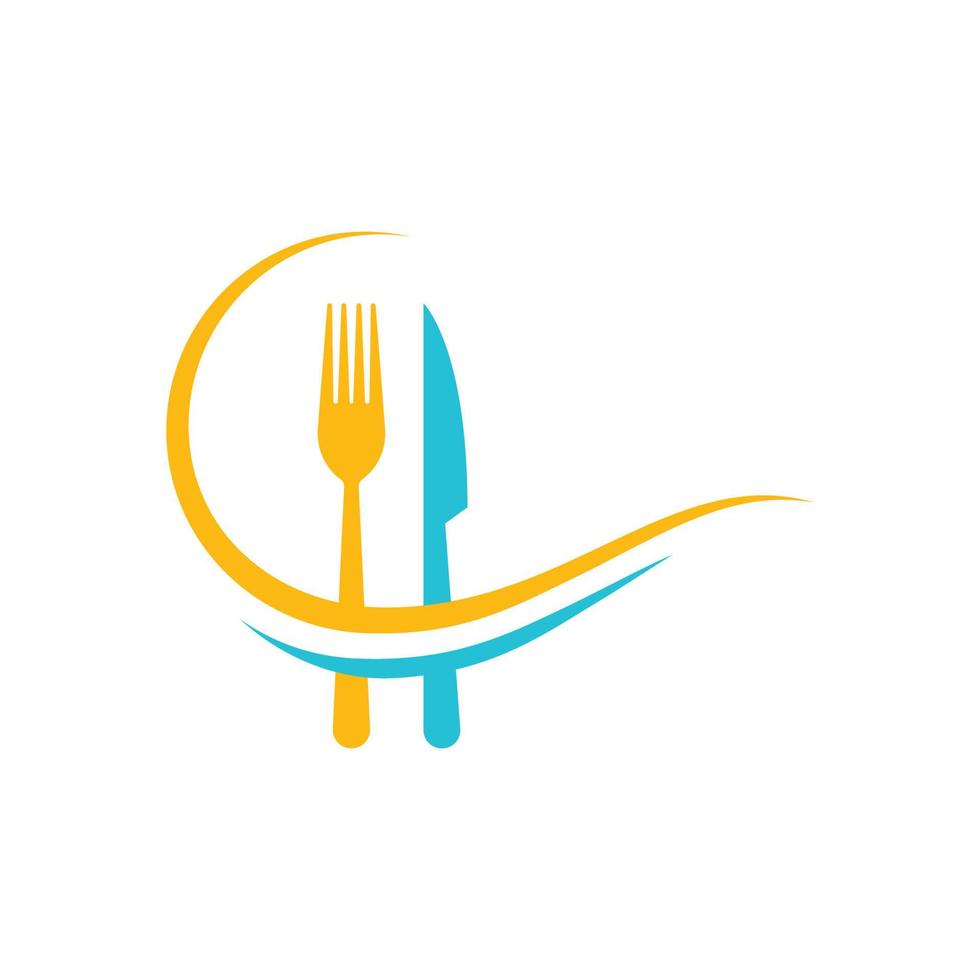 Restaurant-Logo-Vektorvorlage vektor