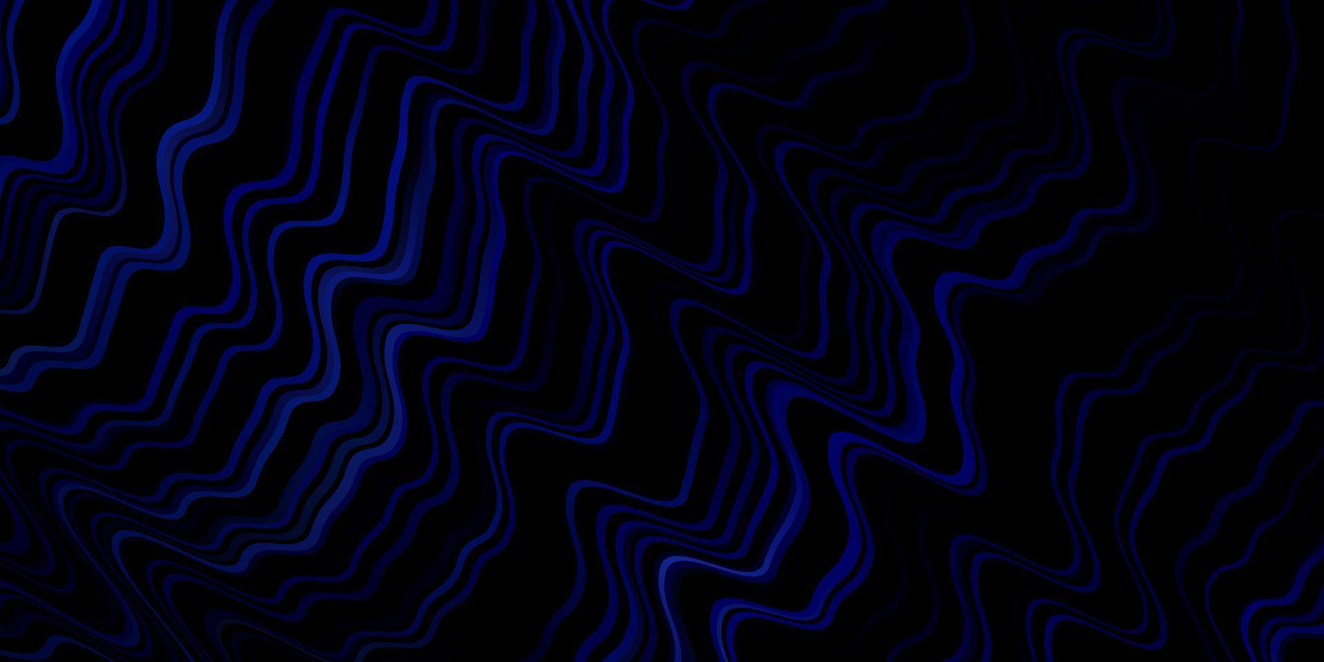 mörkblå vektormönster med linjer. vektor