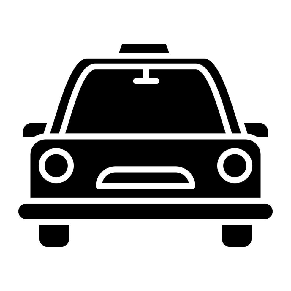 taxi linje ikon vektor