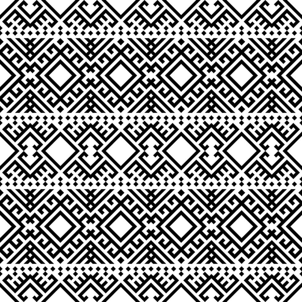 geometriska sömlösa etniska mönster textur design vektor