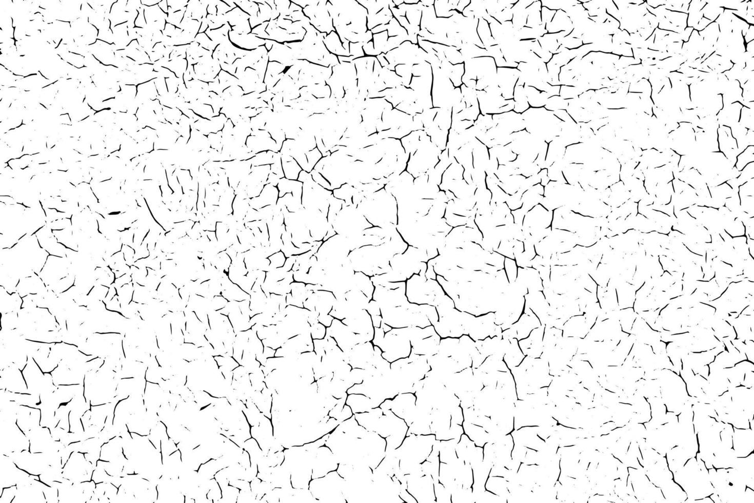 rustikale rissige Vektortextur mit vielen Rissen und Kratzern. abstrakter Hintergrund. vektor