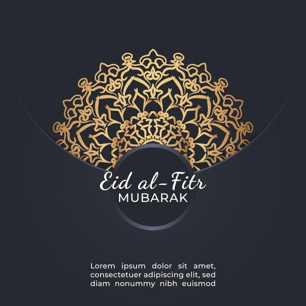 eid mubarak festlig illustration. vektor