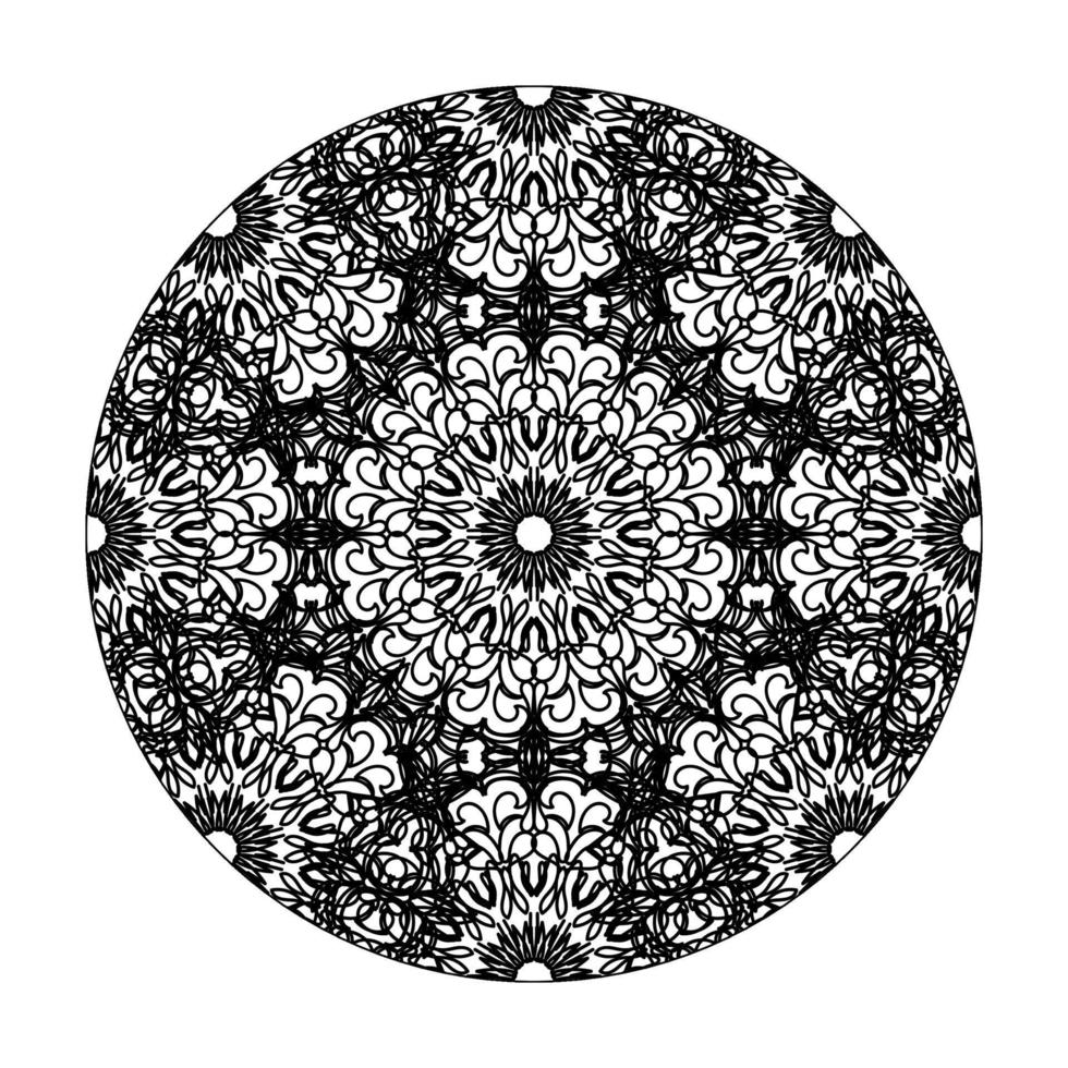 handgezeichnetes Mandala. dekoration in ethnischer orientalischer gekritzelverzierung. vektor