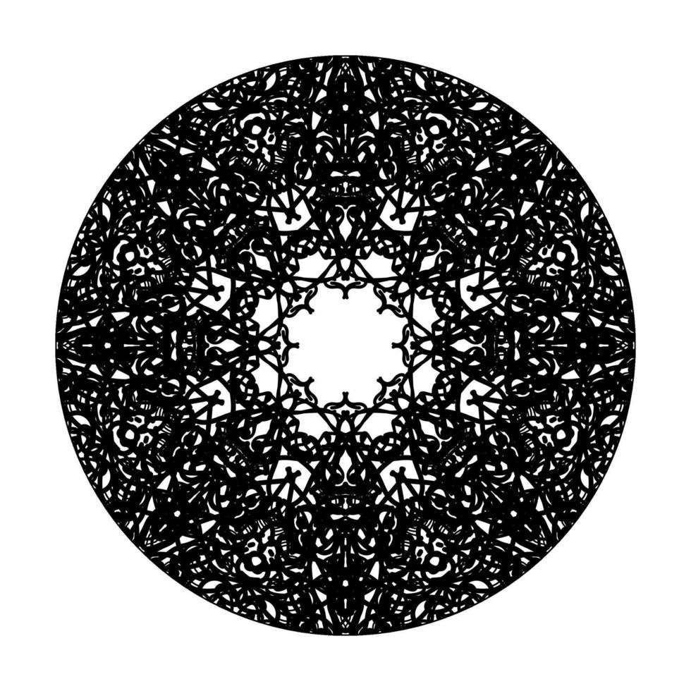 handgezeichnetes Mandala. dekoration in ethnischer orientalischer gekritzelverzierung. vektor