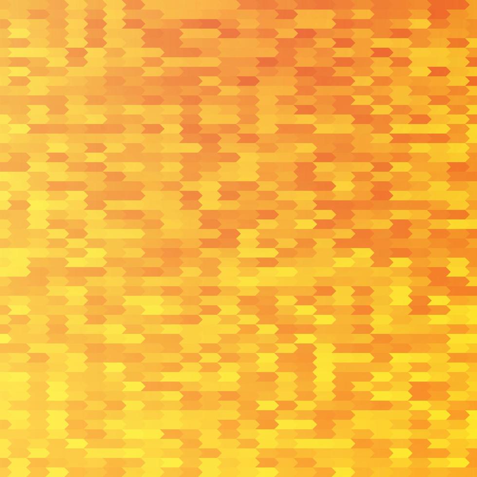 orange texturerat månghörnigt abstrakt bakgrund. pilar bakgrund. abstrakt mosaik bakgrund. geometrisk gradient bakgrund. teknik koncept. designmall. vektor illustration.