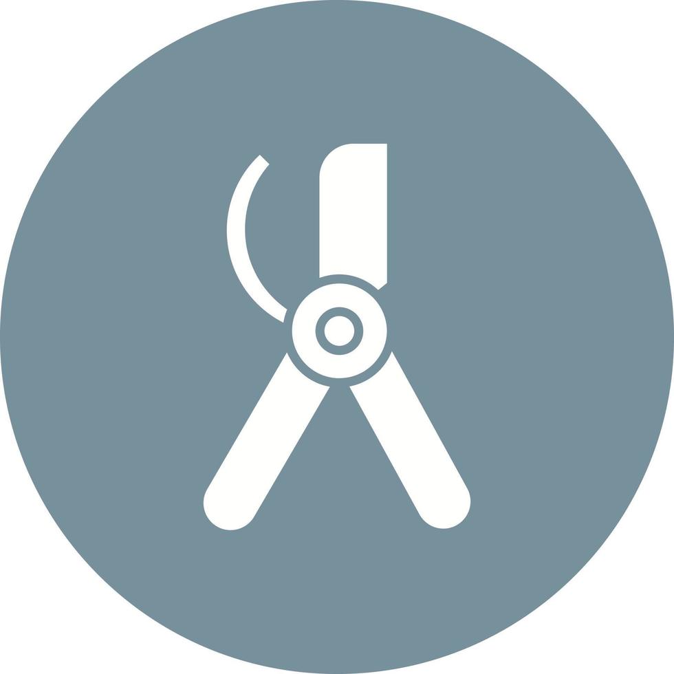 Pruner-Glyphe-Symbol vektor