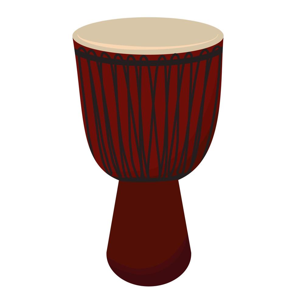 Trommeln für Tassen. Trommel für eine Schüssel, Darbuka, Dumbek, Dumbek, Tablet-Vektor-Lagerillustration. ein Schlaginstrument, das im Nahen Osten verwendet wird. Katar, Kuwait, Libanon. in Nordafrika. vektor