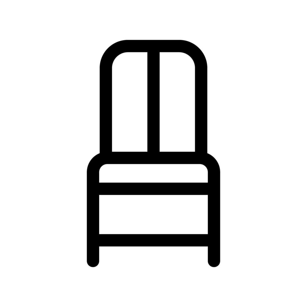 Vorlage für Stuhlsymbole vektor