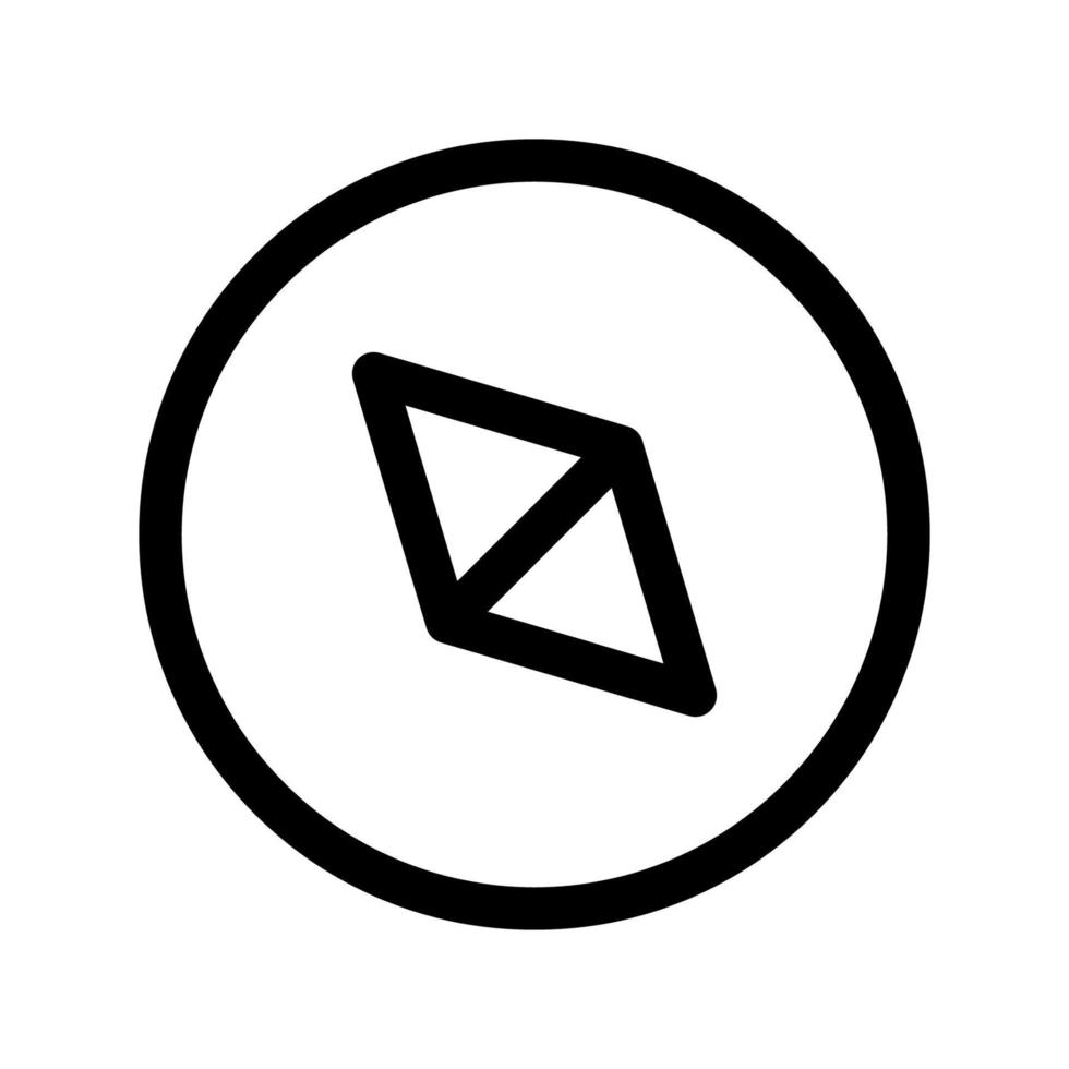 kompass ikon mall vektor