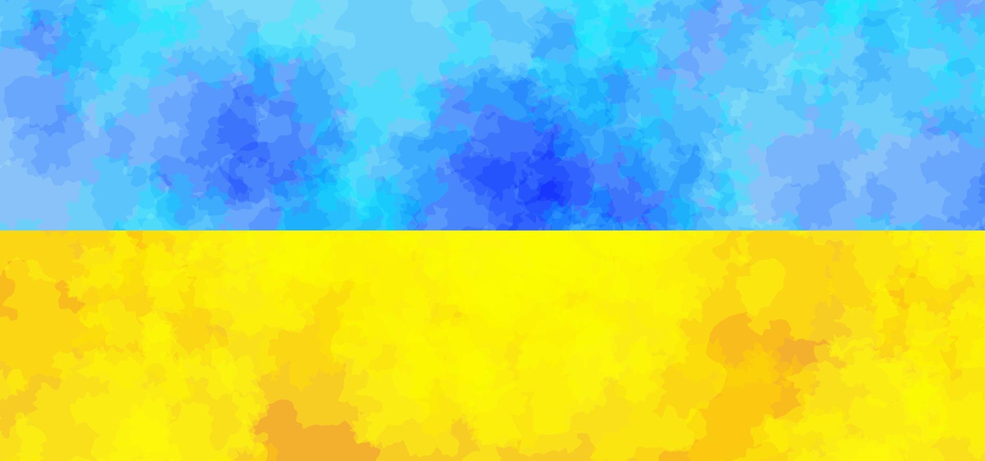 Vektorhintergrund mit ukrainischem Thema. blauer und gelber texturhintergrund vektor