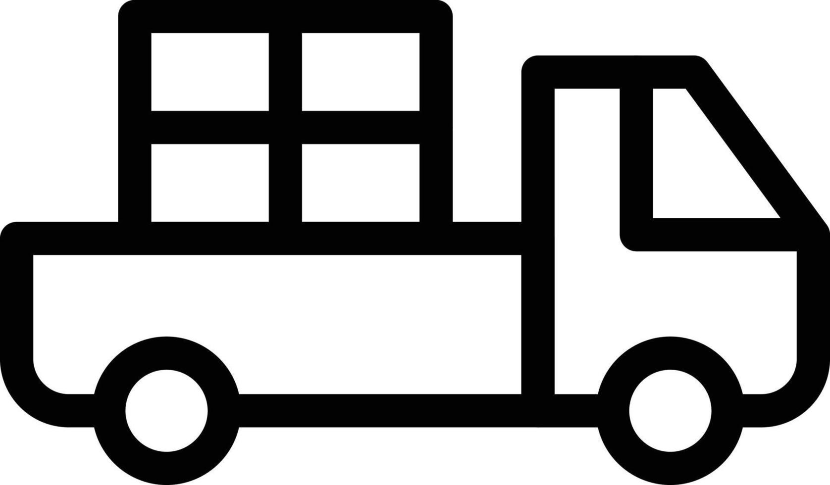 LKW-LKW-Vektorillustration auf einem Hintergrund Premium-Qualitätssymbole Vektorsymbole für Konzept und Grafikdesign. vektor