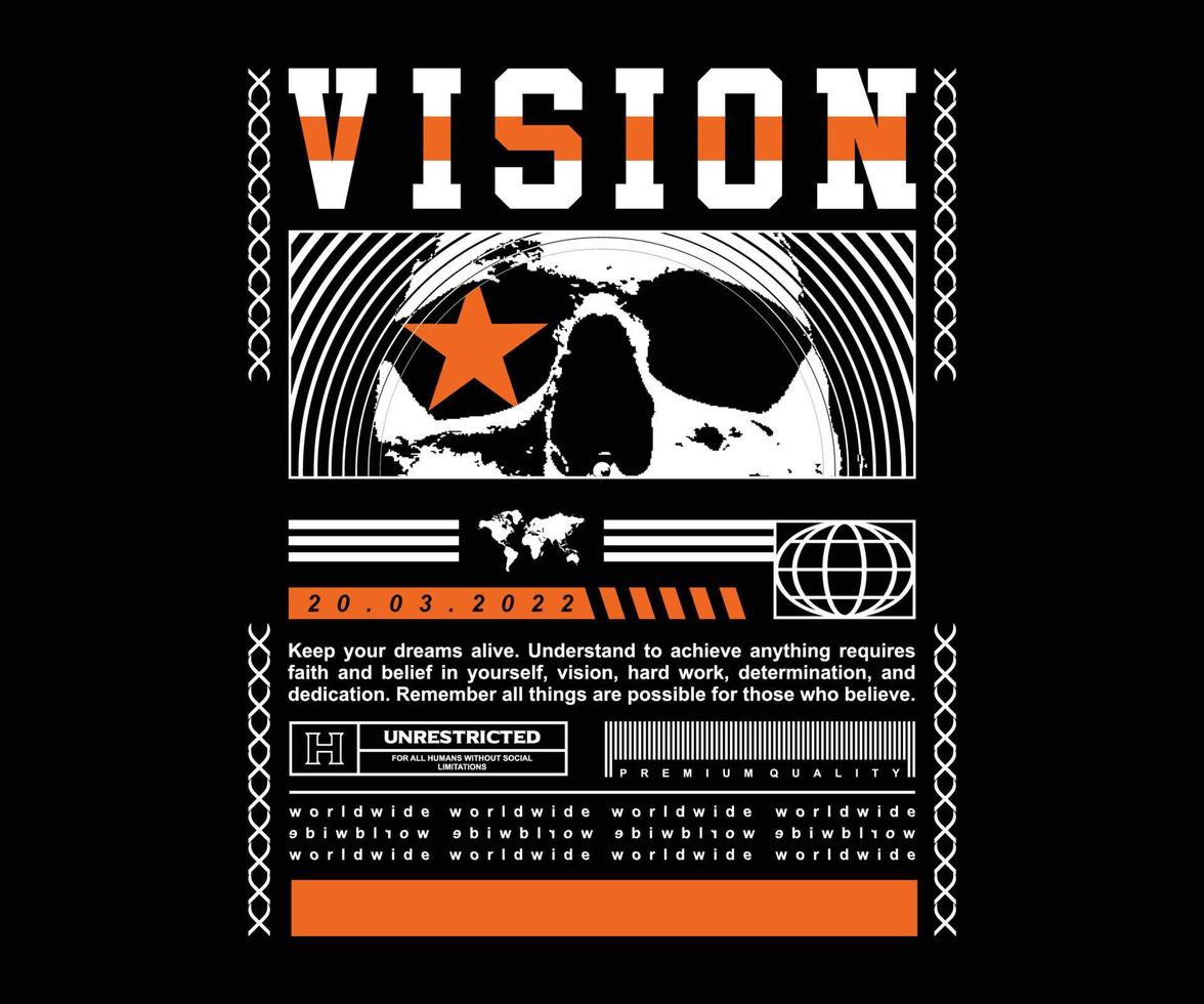 Grafikdesign im Retro-Poster-Pixel-Stil für T-Shirt Streetwear und urbanen Stil vektor