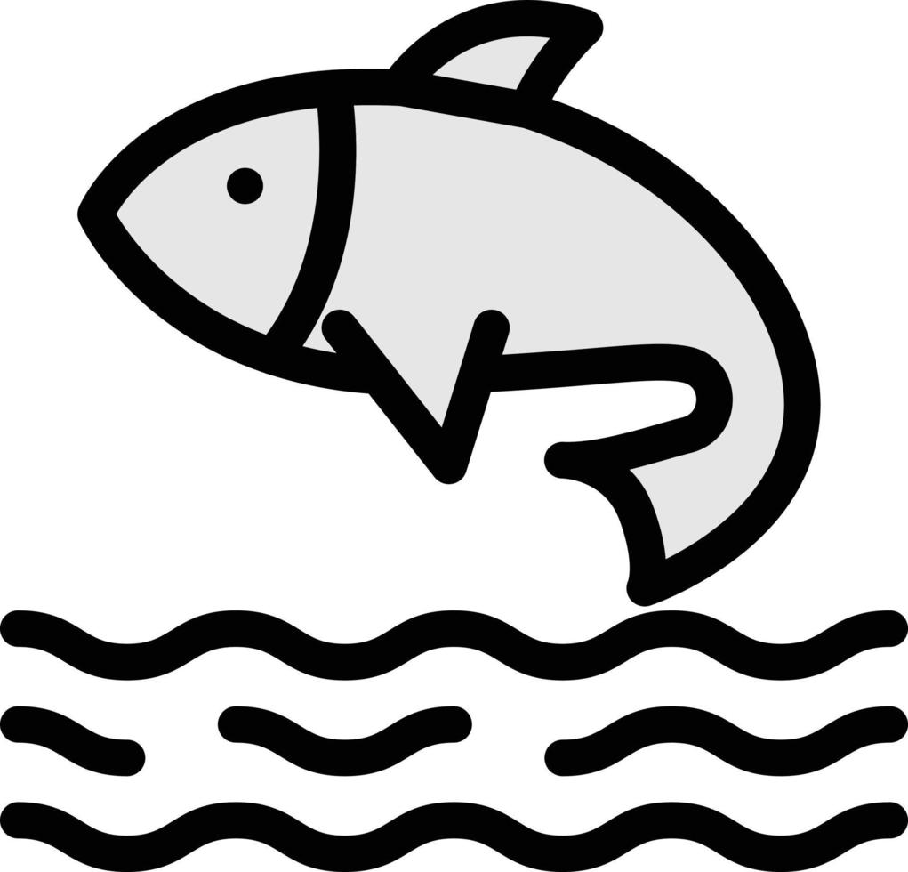 Fischvektorillustration auf einem Hintergrund. Premium-Qualitätssymbole. Vektorsymbole für Konzept und Grafikdesign. vektor