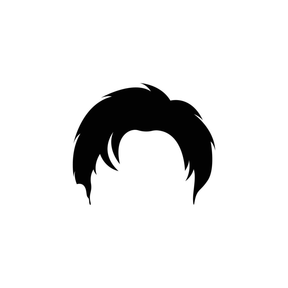 Designvorlage für männliche Haarsymbole vektor
