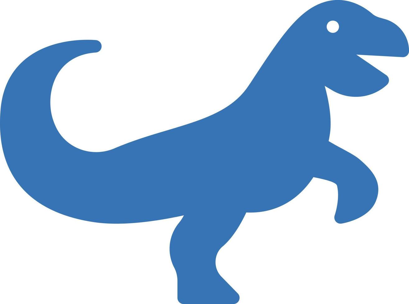 dinosauriervektorillustration auf einem hintergrund. hochwertige symbole. vektorikonen für konzept und grafikdesign. vektor