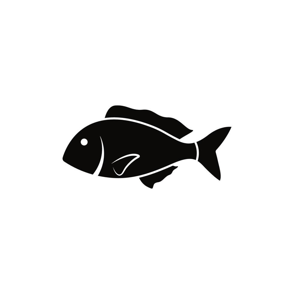 Fisch-Icon-Design-Vorlage vektor