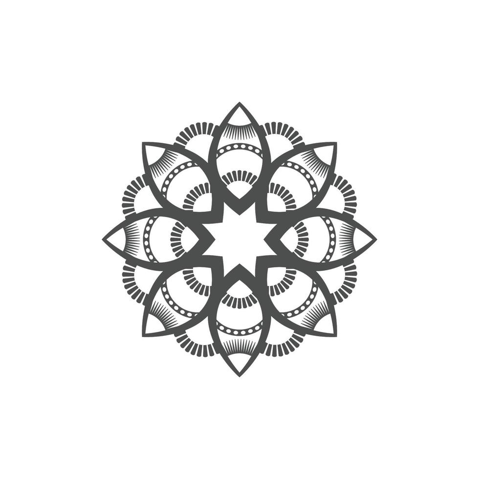 Mandala-Grafikdesign-Vektor vektor