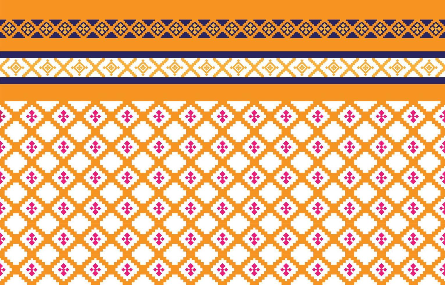 abstrakte geometrische und tribale Muster, Gebrauchsdesign lokale Stoffmuster, von indigenen Stämmen inspiriertes Design. geometrische Vektorillustration vektor