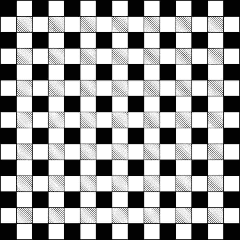 schwarz-weißer Hintergrund mit quadratischem Muster vektor