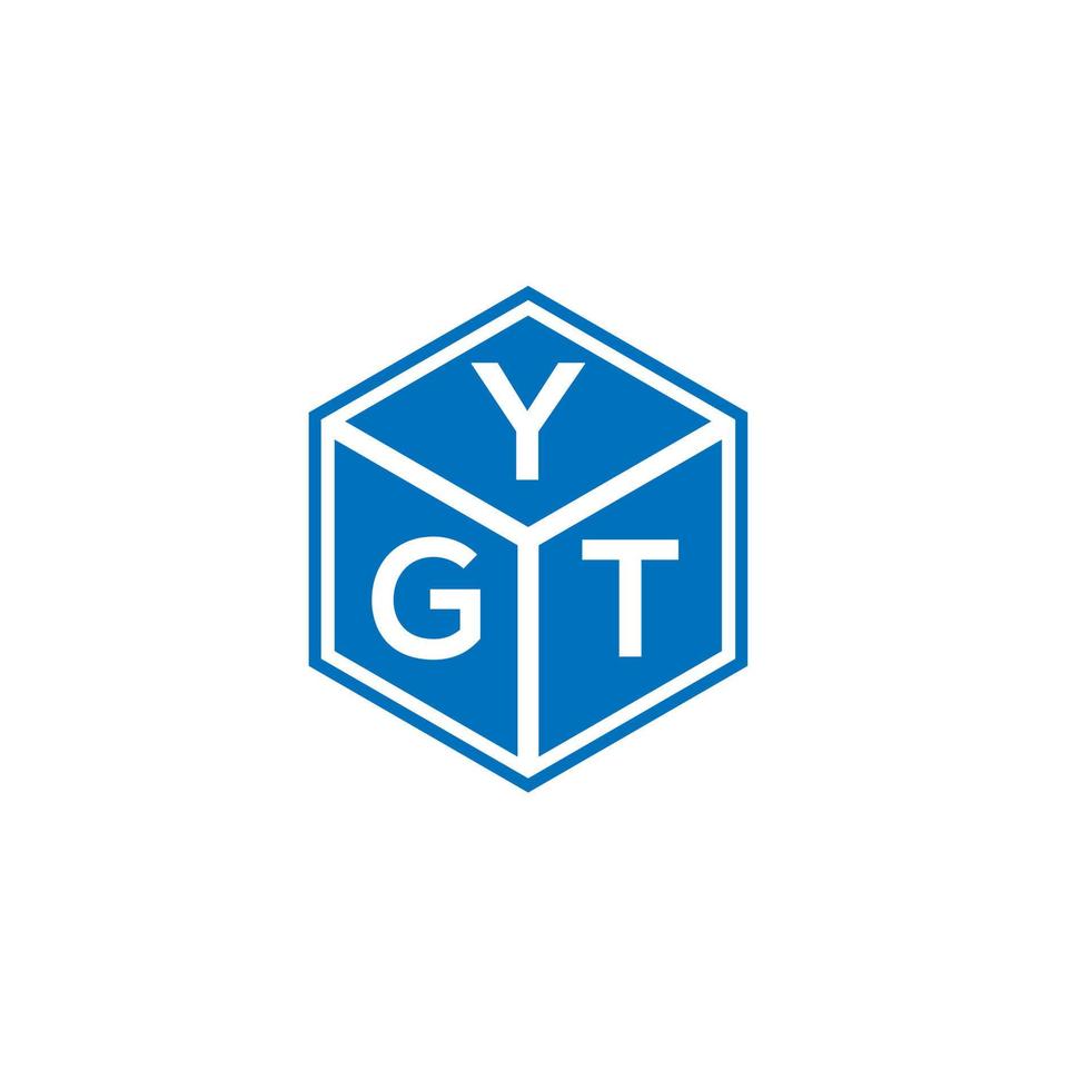 Ygt-Brief-Logo-Design auf weißem Hintergrund. ygt kreatives Initialen-Buchstaben-Logo-Konzept. ygt-Briefdesign. vektor